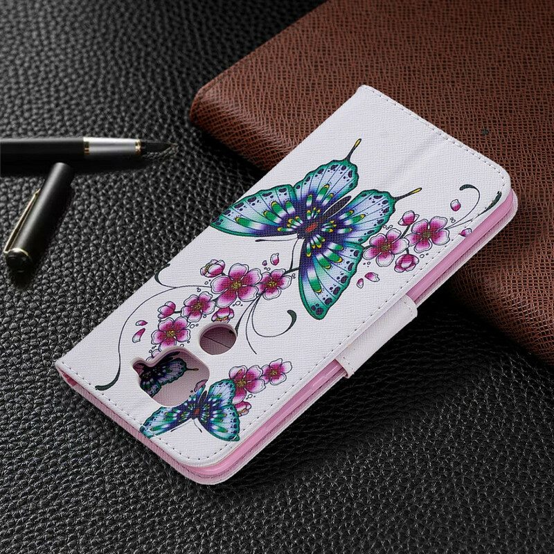 Fodral För Xiaomi Redmi Note 9 Underbara Fjärilar