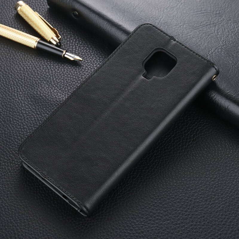 Fodral För Xiaomi Redmi Note 9S / Note 9 Pro Azns Konstläder