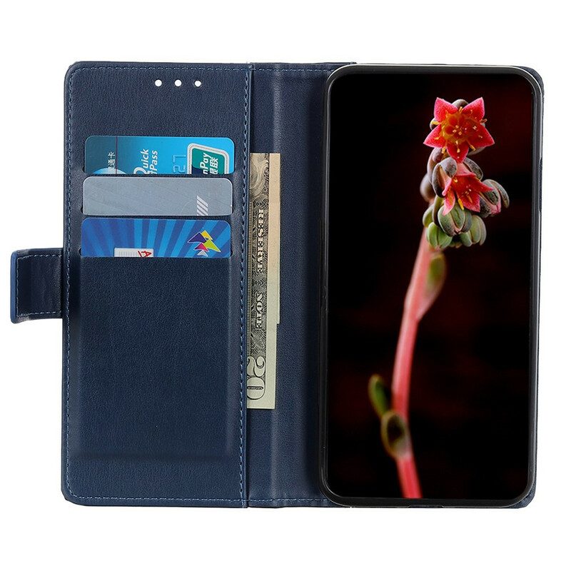 Fodral För Xiaomi Redmi Note 9S / Note 9 Pro Delat Läderstil