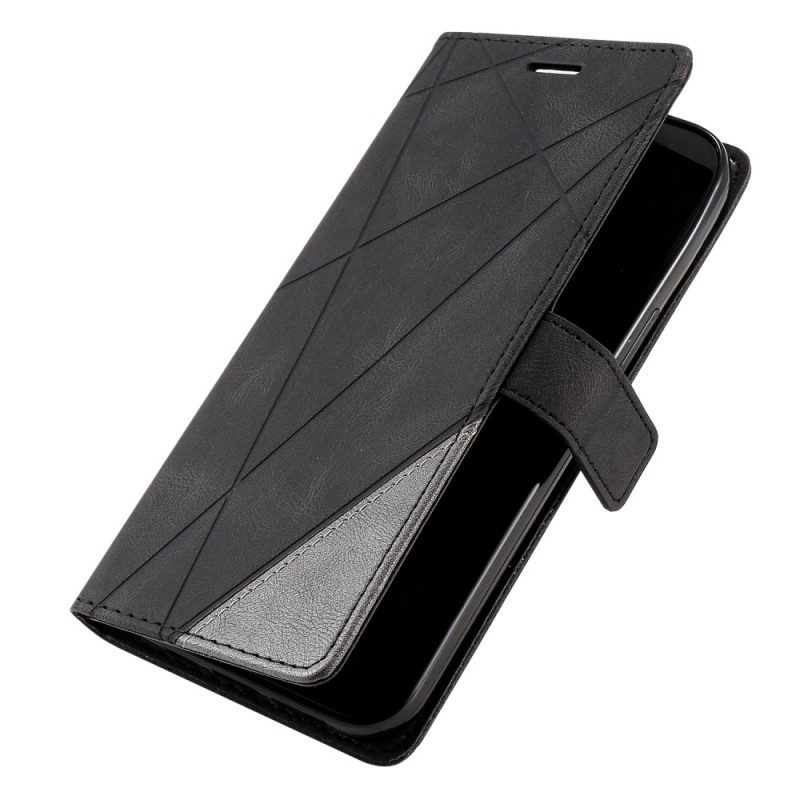 Fodral Poco C75 Geometriskt Mönster Med Rem