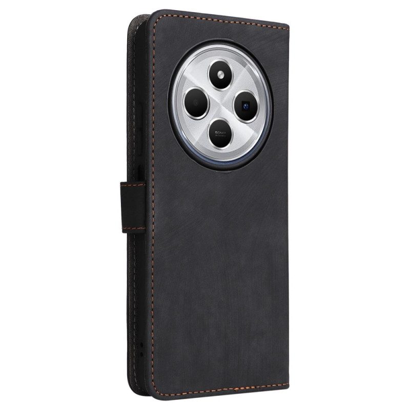 Fodral Poco C75 Rfid-blockering I Mockaeffekt Med Rem