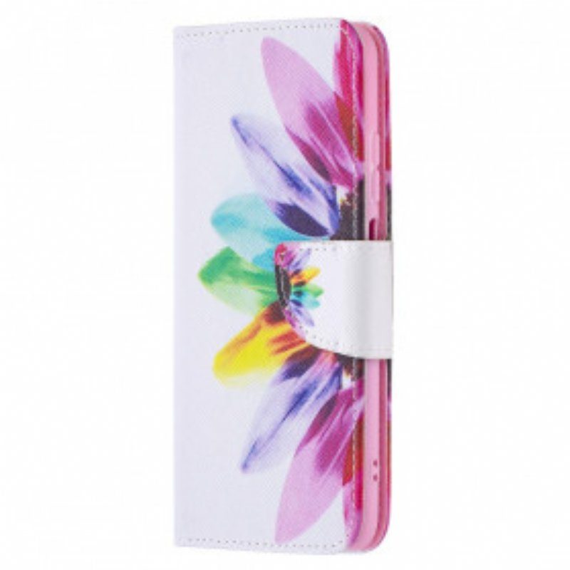 Fodral Poco M5s Akvarell Blomma