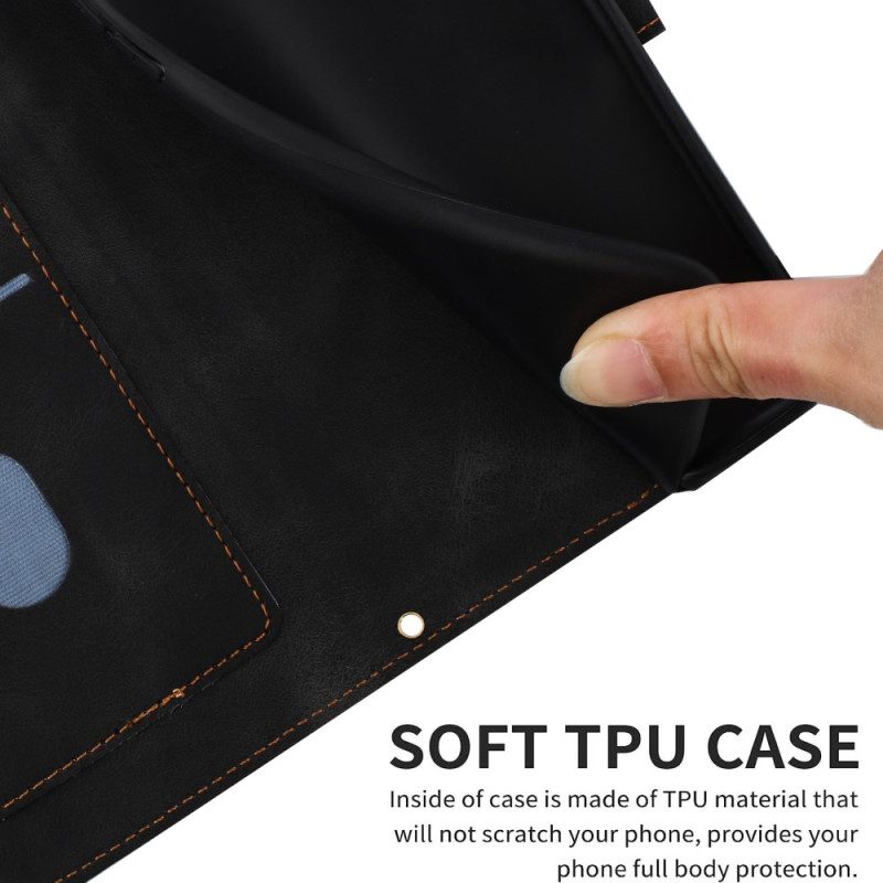 Fodral Poco X7 5g Blommig Med Rem