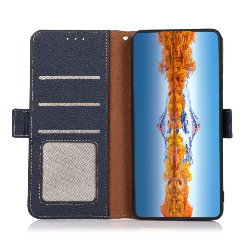 Fodral Poco X7 5g Kazneh Rfid-skyddande Läder