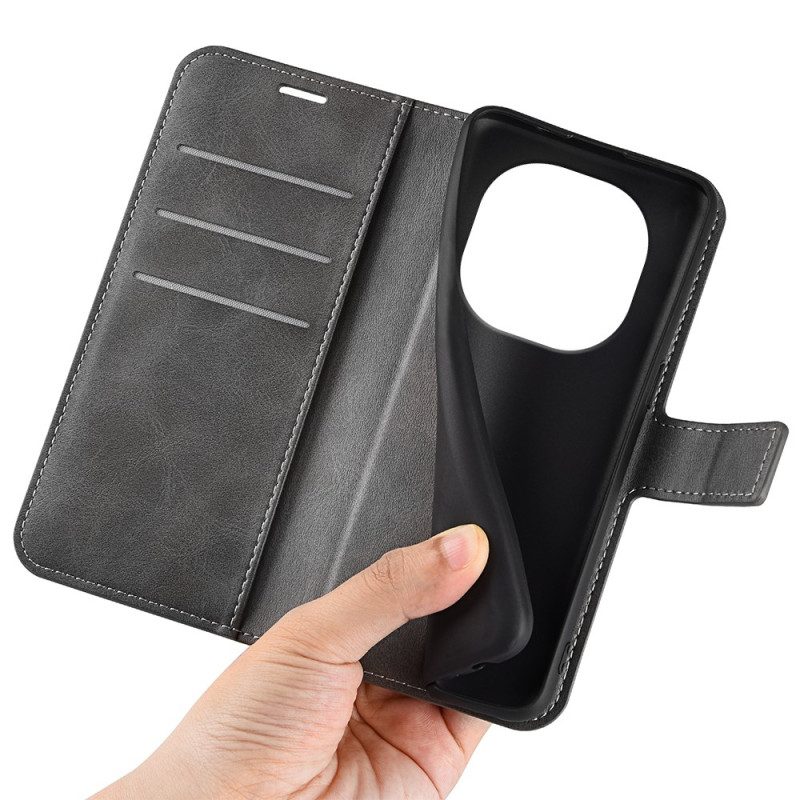 Fodral Poco X7 5g Lädermodell