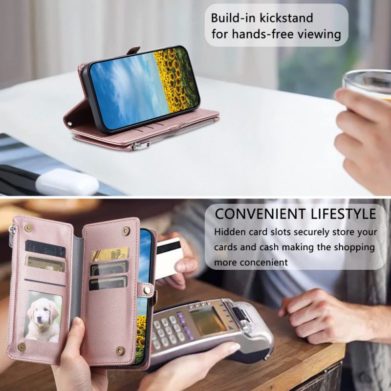 Fodral Poco X7 5g Plånbok Och Rem