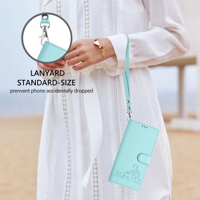 Fodral Poco X7 5g Rfid-skyddande Kattmotiv