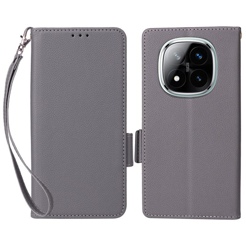 Fodral Poco X7 5g Texturerad Yta Med Rem