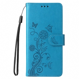 Fodral Poco X7 Pro 5g Blommigt Snodd