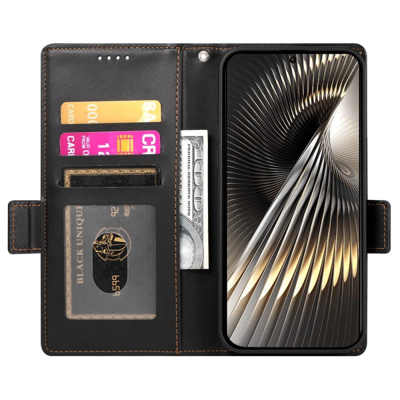 Fodral Poco X7 Pro 5g Klassisk Med Dekorativ Nit