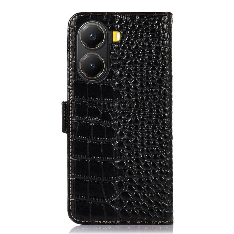 Fodral Poco X7 Pro 5g Krokodilstrukturerat Läder