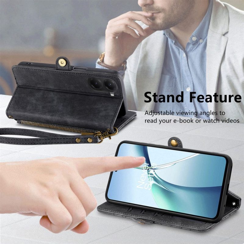 Fodral Poco X7 Pro 5g Plånbok Med Geometriska Linjer