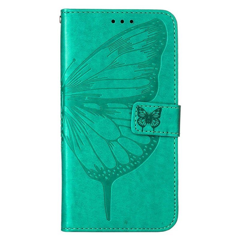 Fodral Xiaomi 12 Lite Butterfly Design Med Lanyard
