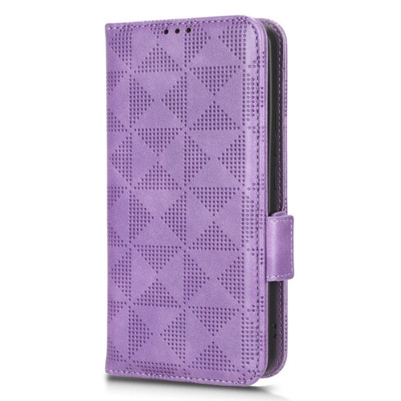 Fodral Xiaomi 12T / 12T Pro Retro Stil Trianglar