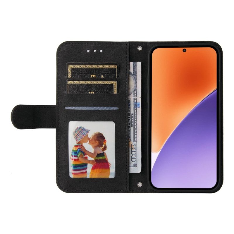 Fodral Xiaomi 15 Dekorativ Nit Och Rem