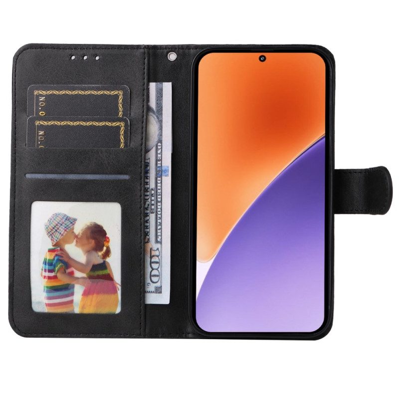 Fodral Xiaomi 15 Enkel Läderrem