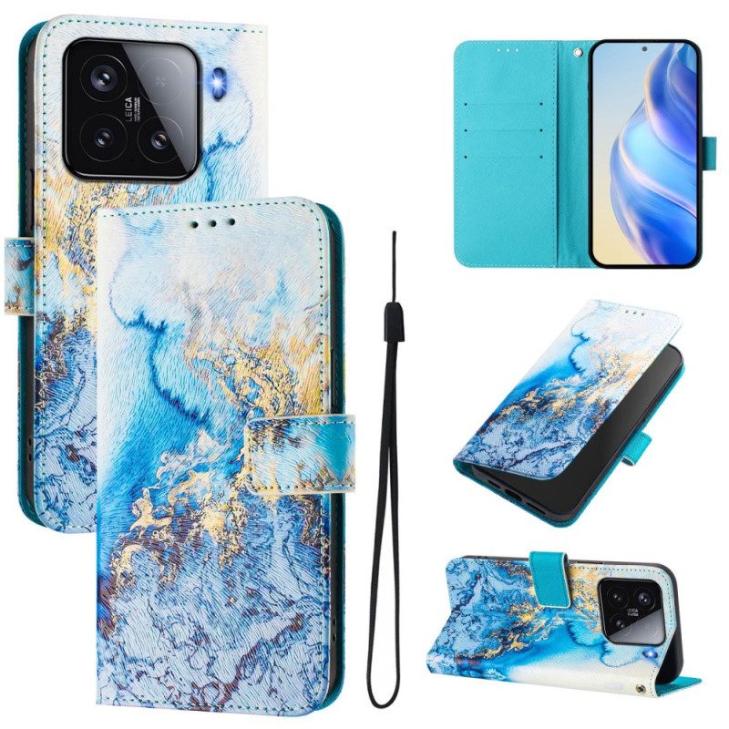 Fodral Xiaomi 15 Havsmarmormotiv