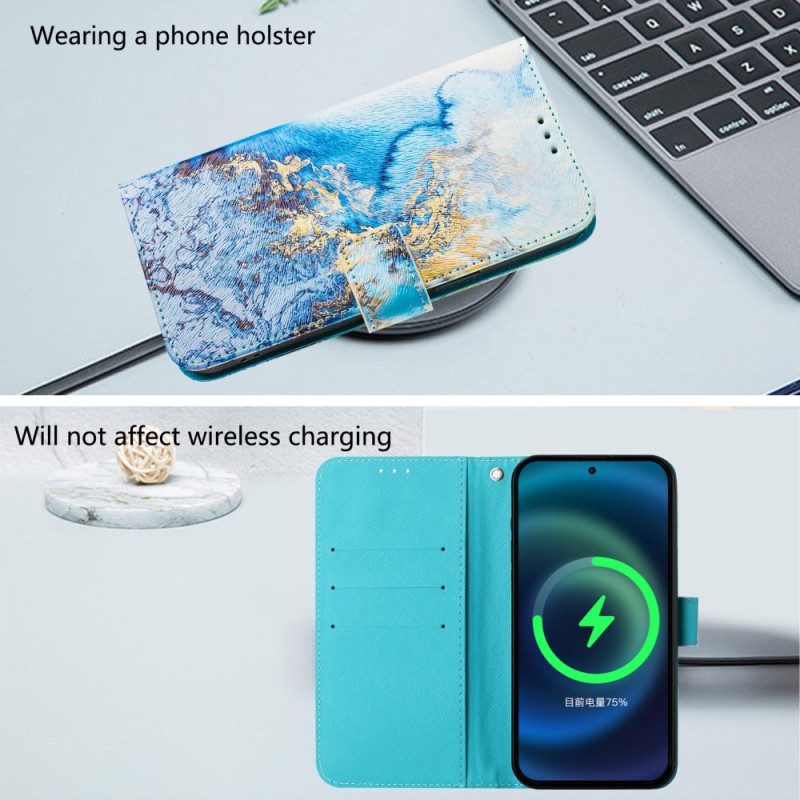 Fodral Xiaomi 15 Havsmarmormotiv