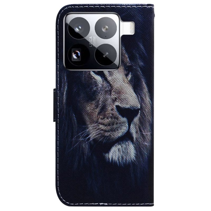 Fodral Xiaomi 15 Pro Drömmande Lejon