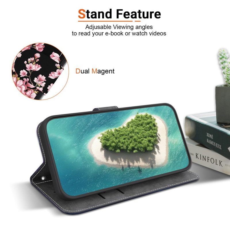 Fodral Xiaomi 15 Pro Plommonblommor
