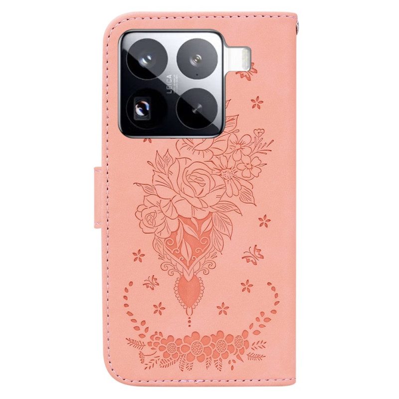 Fodral Xiaomi 15 Pro Rosa Mockaeffekt