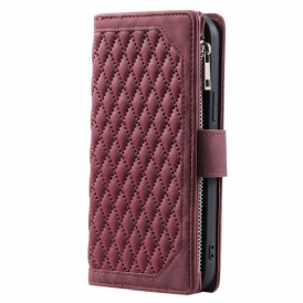 Fodral Xiaomi 15 Quiltad Plånbok