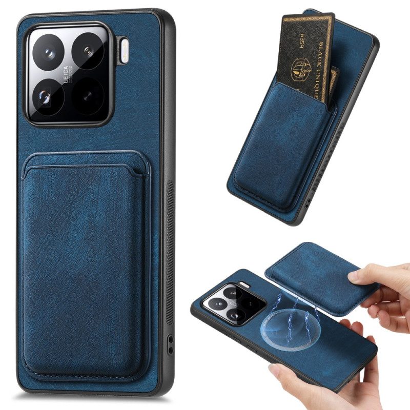 Fodral Xiaomi 15 Retro Med Avtagbar Korthållare