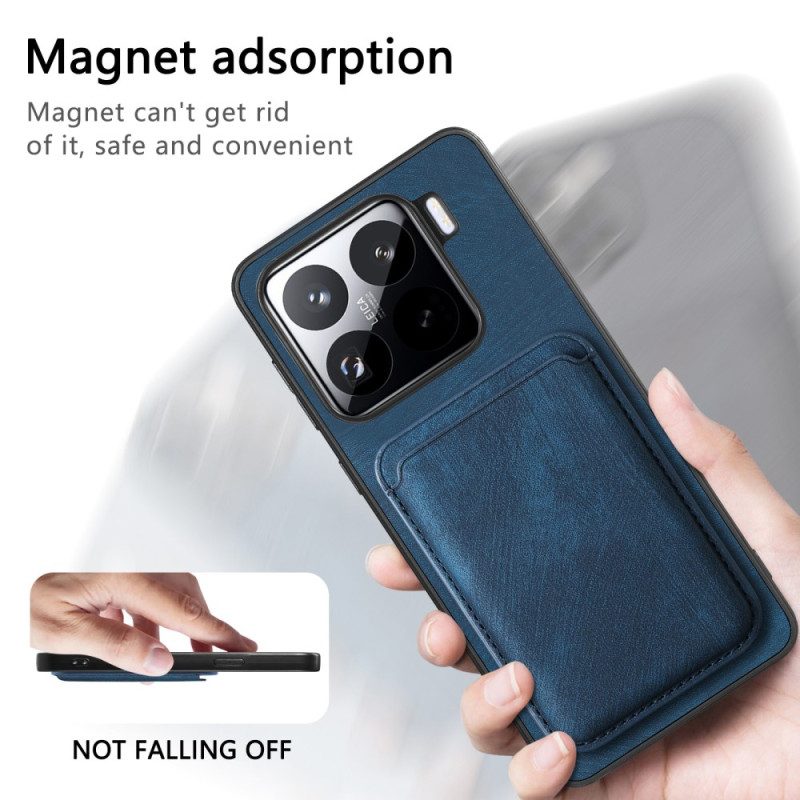 Fodral Xiaomi 15 Retro Med Avtagbar Korthållare