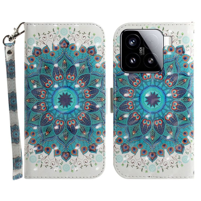 Fodral Xiaomi 15 Snodd Med Grön Mandala