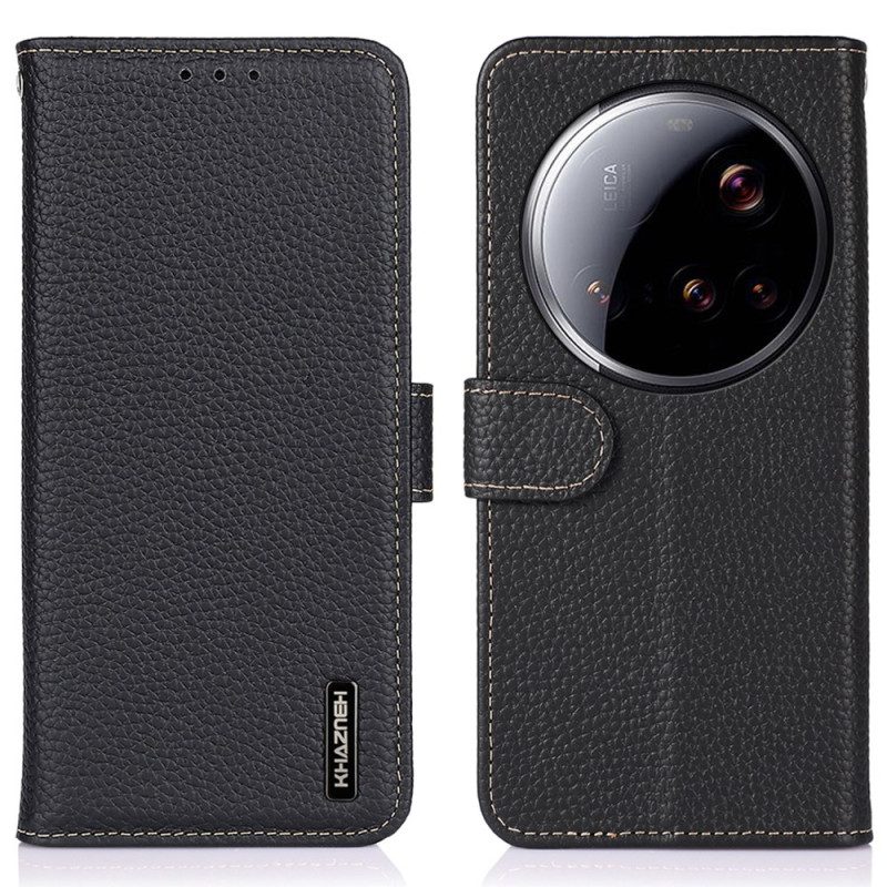 Fodral Xiaomi 15 Ultra Äkta Khazneh-läder