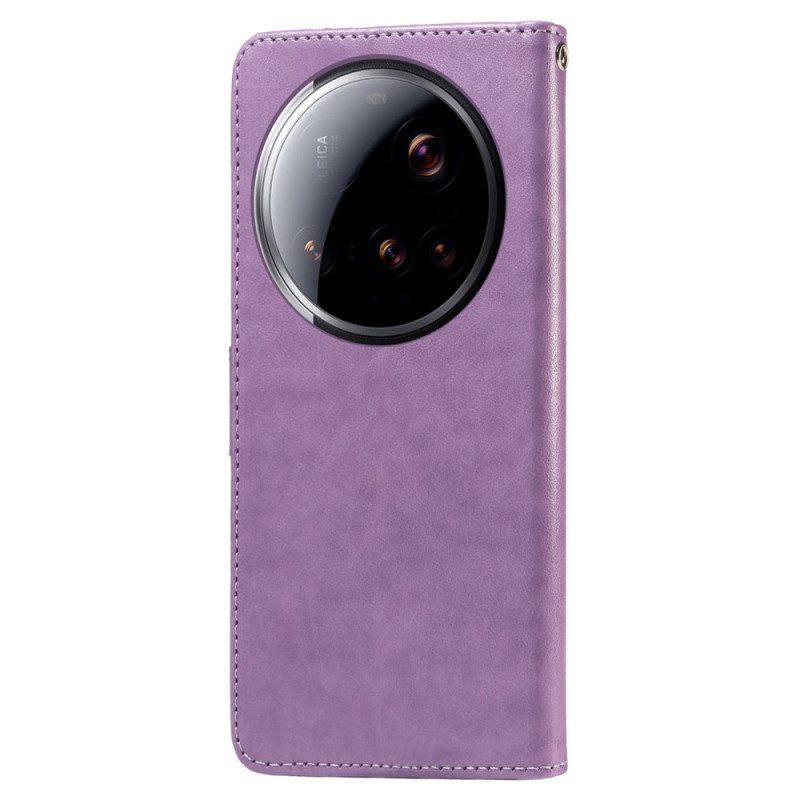 Fodral Xiaomi 15 Ultra Blomsterdekor