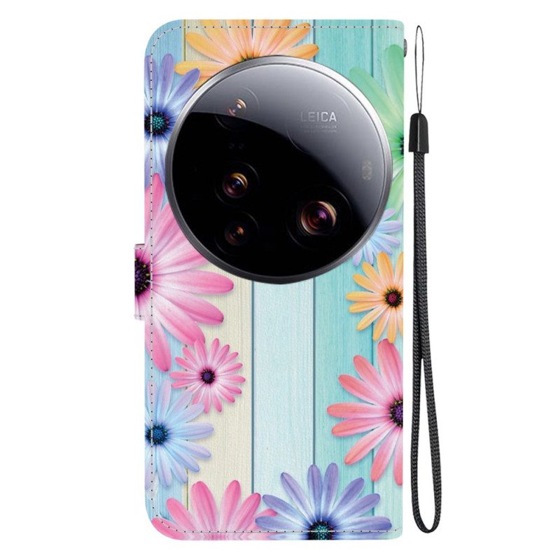 Fodral Xiaomi 15 Ultra Färgglada Solrosor