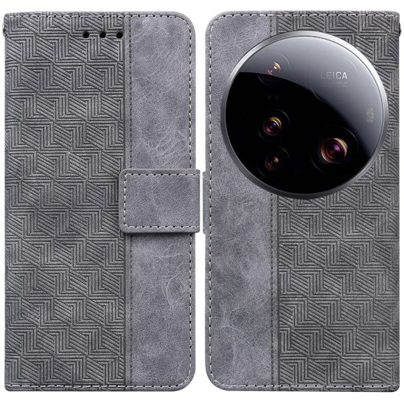 Fodral Xiaomi 15 Ultra Vävt Mönster