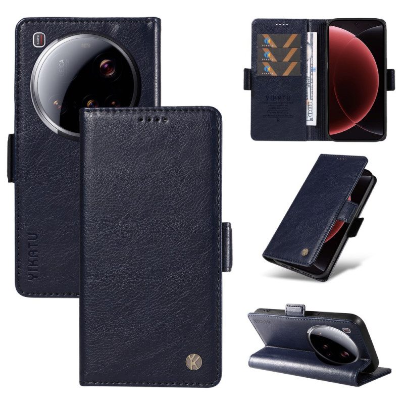 Fodral Xiaomi 15 Ultra Ykatu Litchikonstläder