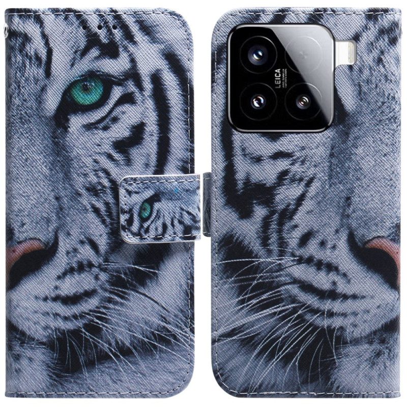 Fodral Xiaomi 15 Vit Tiger