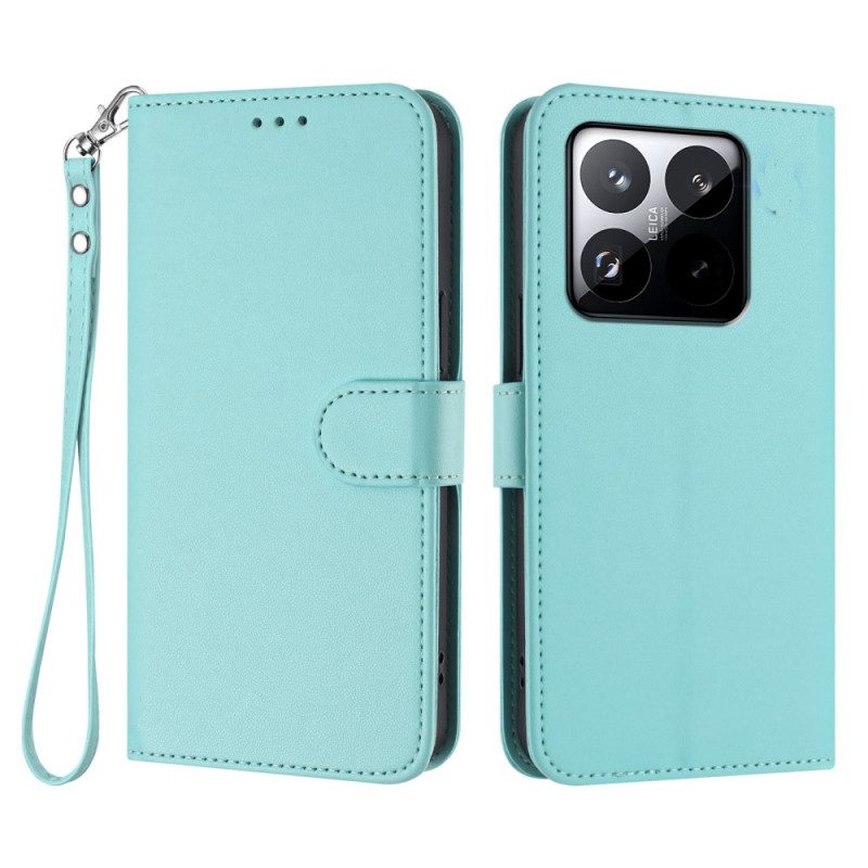 Fodral Xiaomi 15t Enfärgad Med Rem