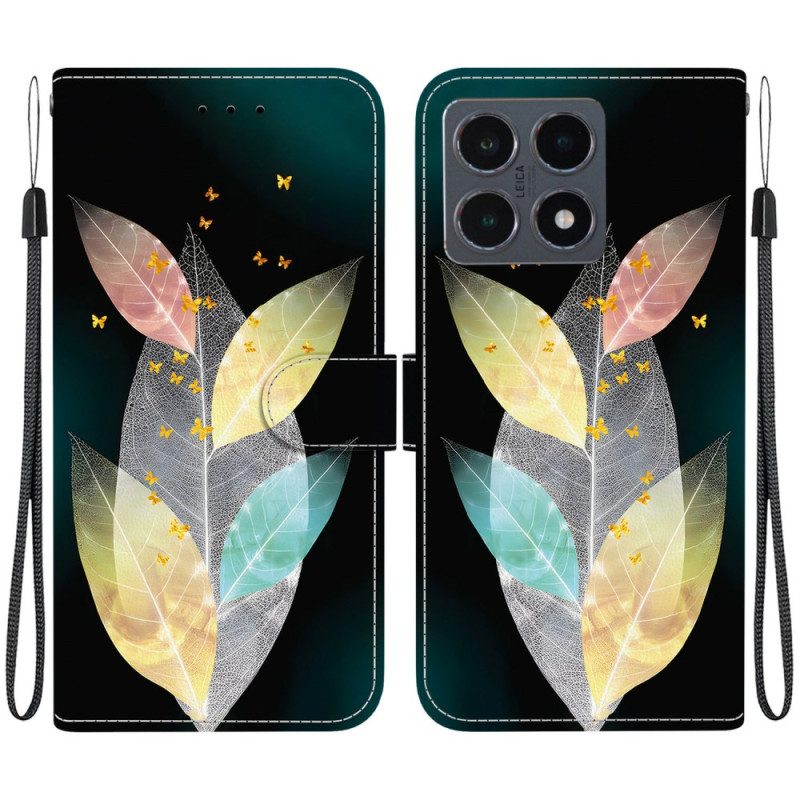 Fodral Xiaomi 15t Färgglada Löv