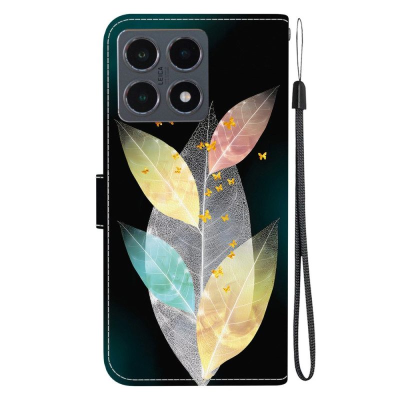 Fodral Xiaomi 15t Färgglada Löv