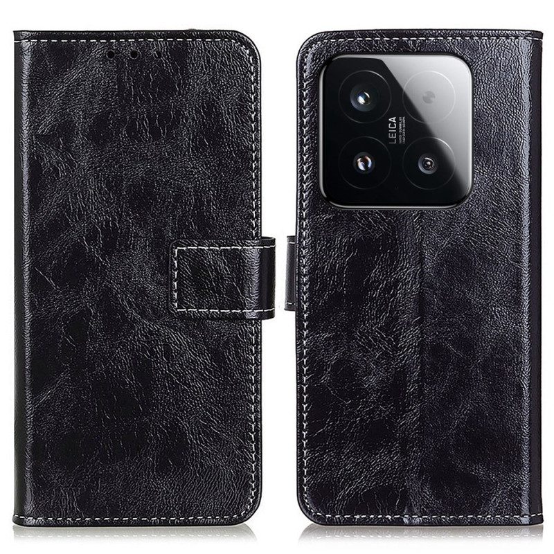 Fodral Xiaomi 15t Glansigt Konstläder