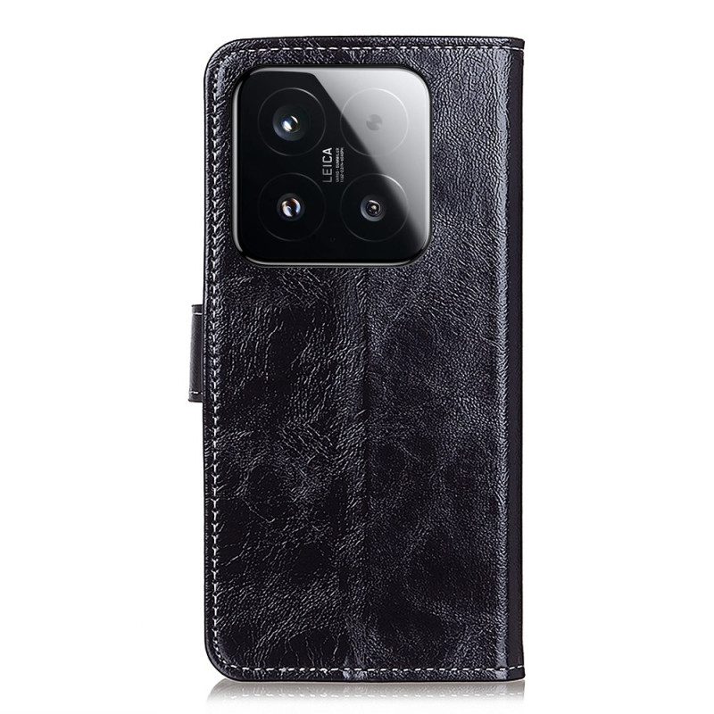 Fodral Xiaomi 15t Glansigt Konstläder