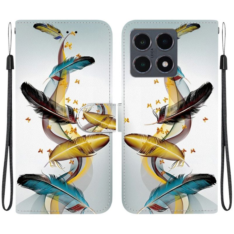 Fodral Xiaomi 15t Guldblad