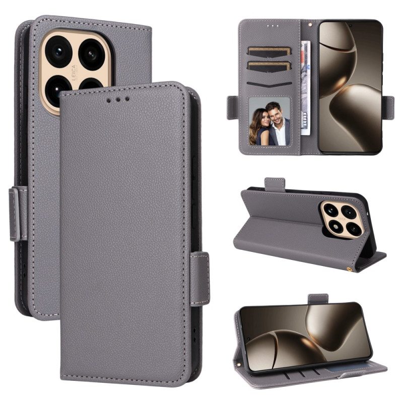 Fodral Xiaomi 15t Konstläder Med Rem