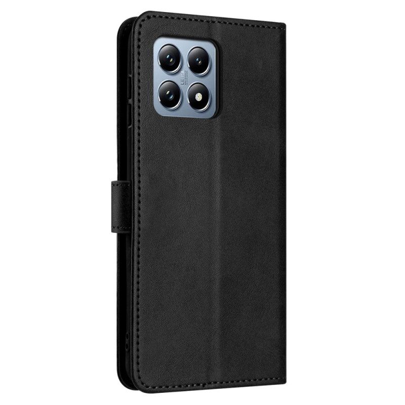 Fodral Xiaomi 15t Lädereffekt Med Rem