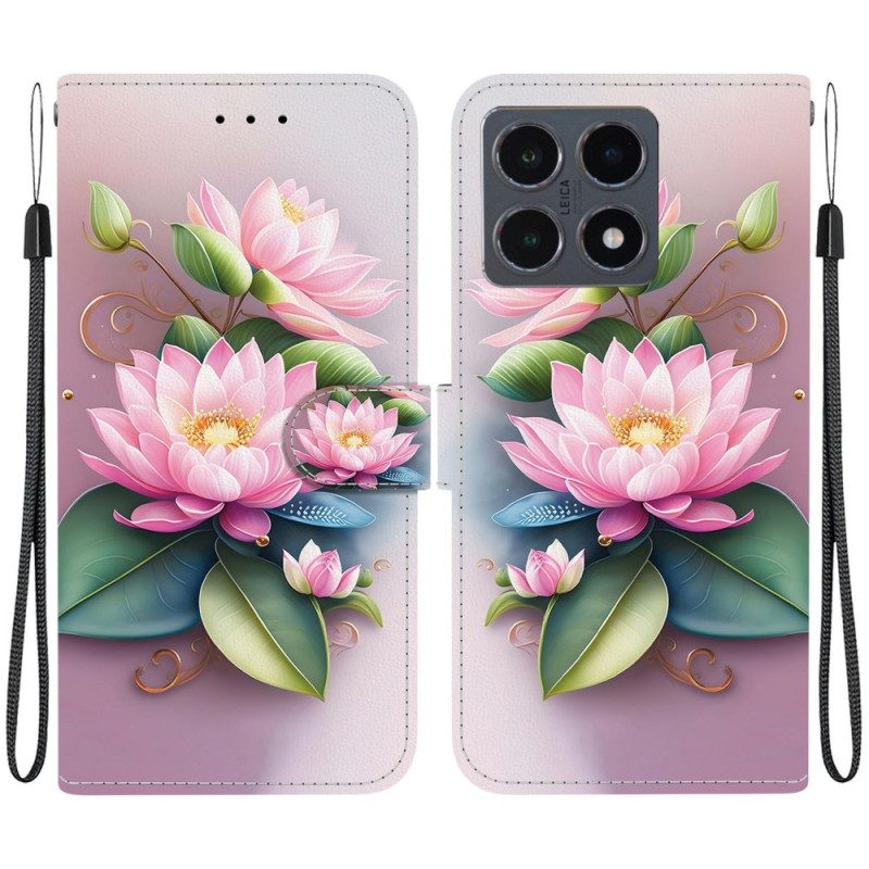 Fodral Xiaomi 15t Lotusmönster