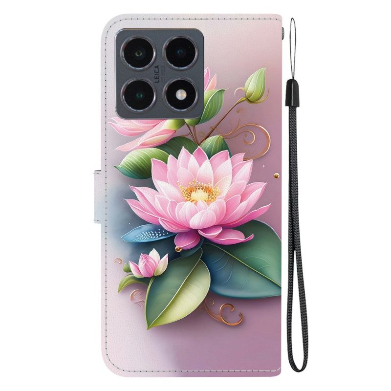Fodral Xiaomi 15t Lotusmönster