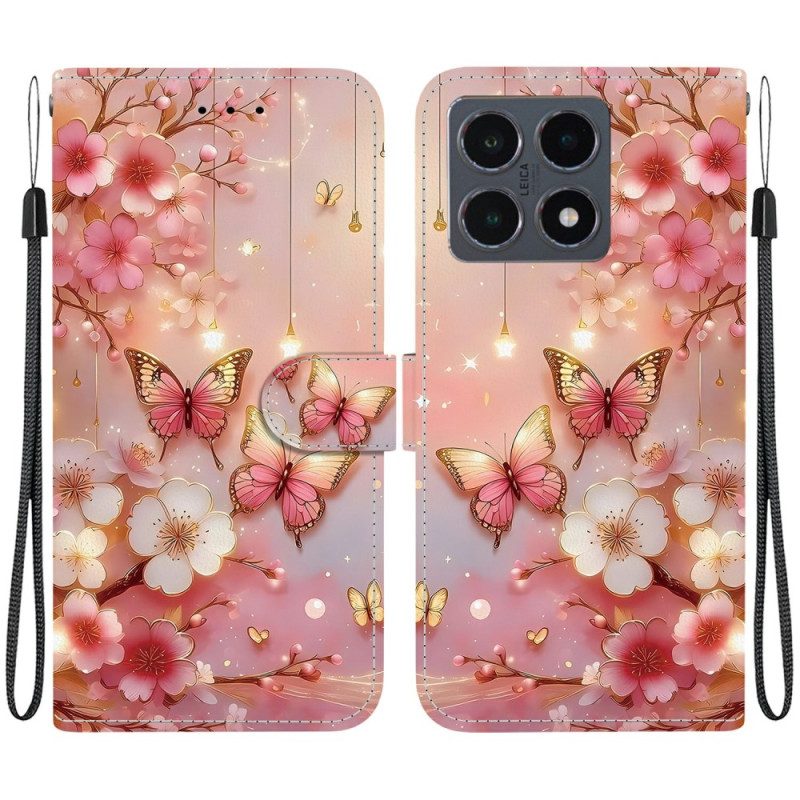 Fodral Xiaomi 15t Lyktfjärilar