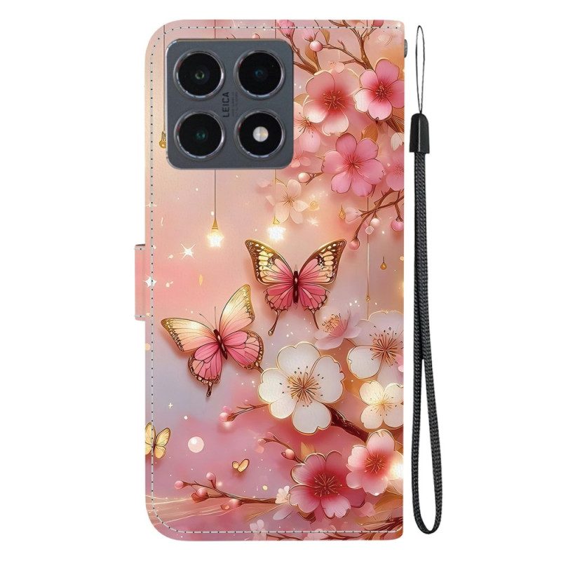 Fodral Xiaomi 15t Lyktfjärilar