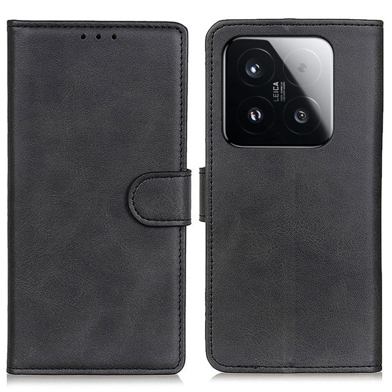 Fodral Xiaomi 15t Matt Konstläder