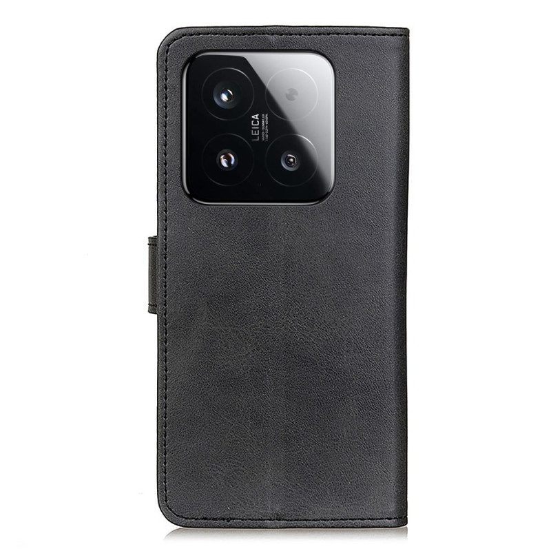 Fodral Xiaomi 15t Matt Konstläder