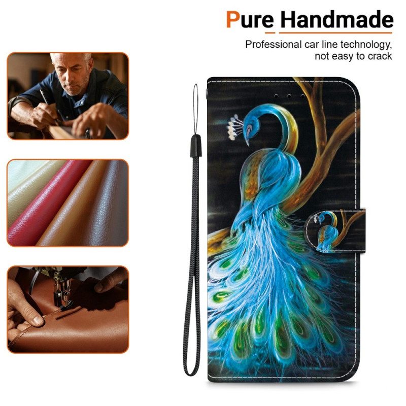 Fodral Xiaomi 15t Påfågelmönster